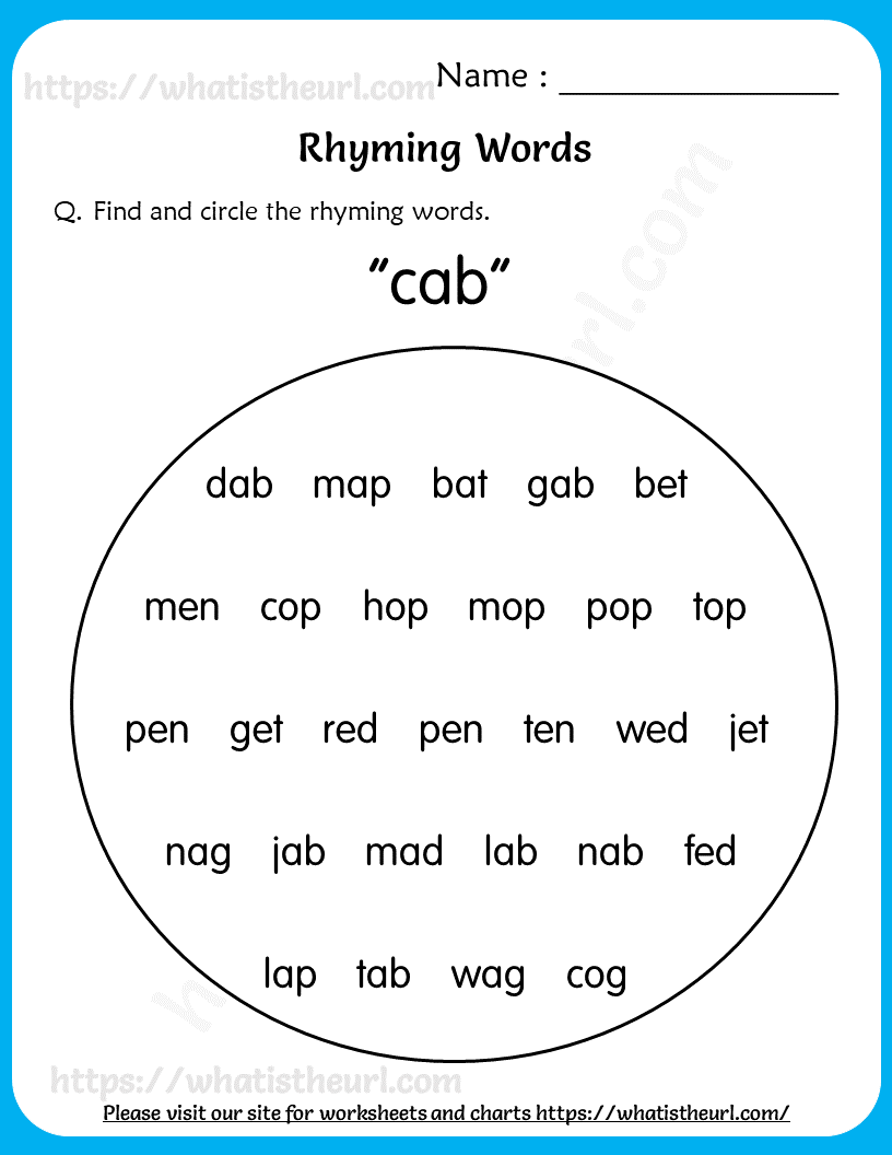 Get 85 Rhyming Worksheets 1St Grade Ideas 59