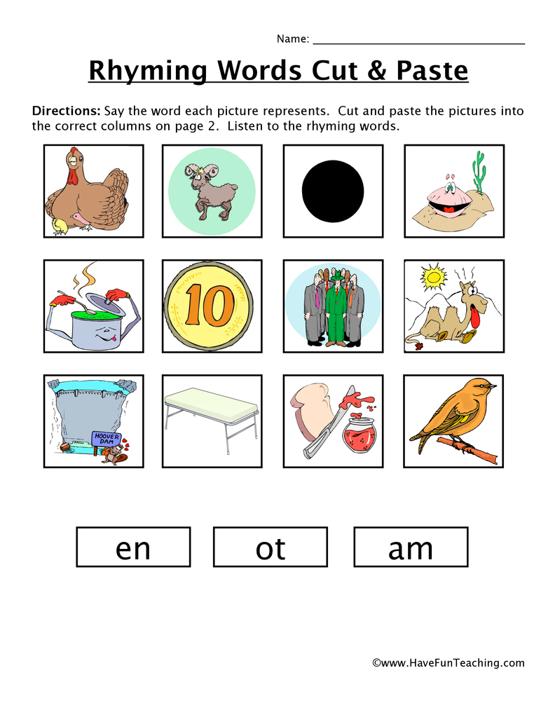 Get 85 Rhyming Worksheets 1St Grade Ideas 60