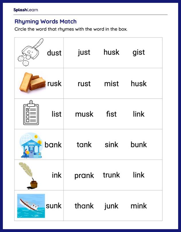 Get 85 Rhyming Worksheets 1St Grade Ideas 75