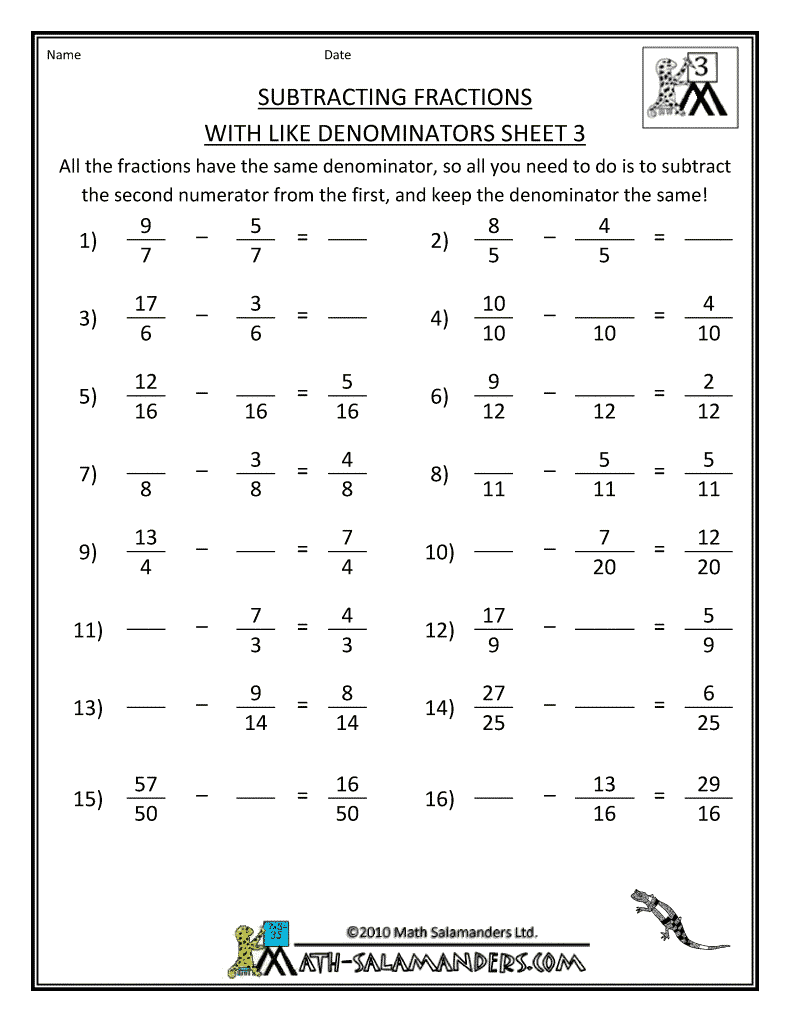 Get 85 Summer Fractions Worksheet Ideas 11