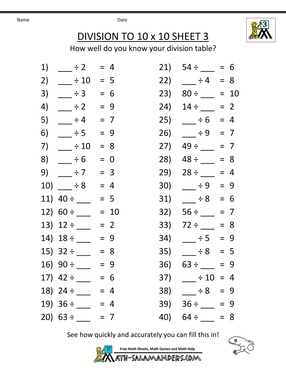 Save 85 Division Worksheets 3Rd Grade 25