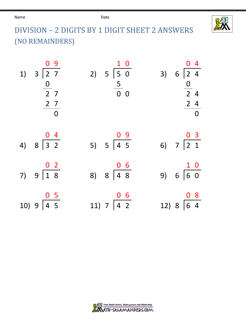 Save 85 Division Worksheets 3Rd Grade 33