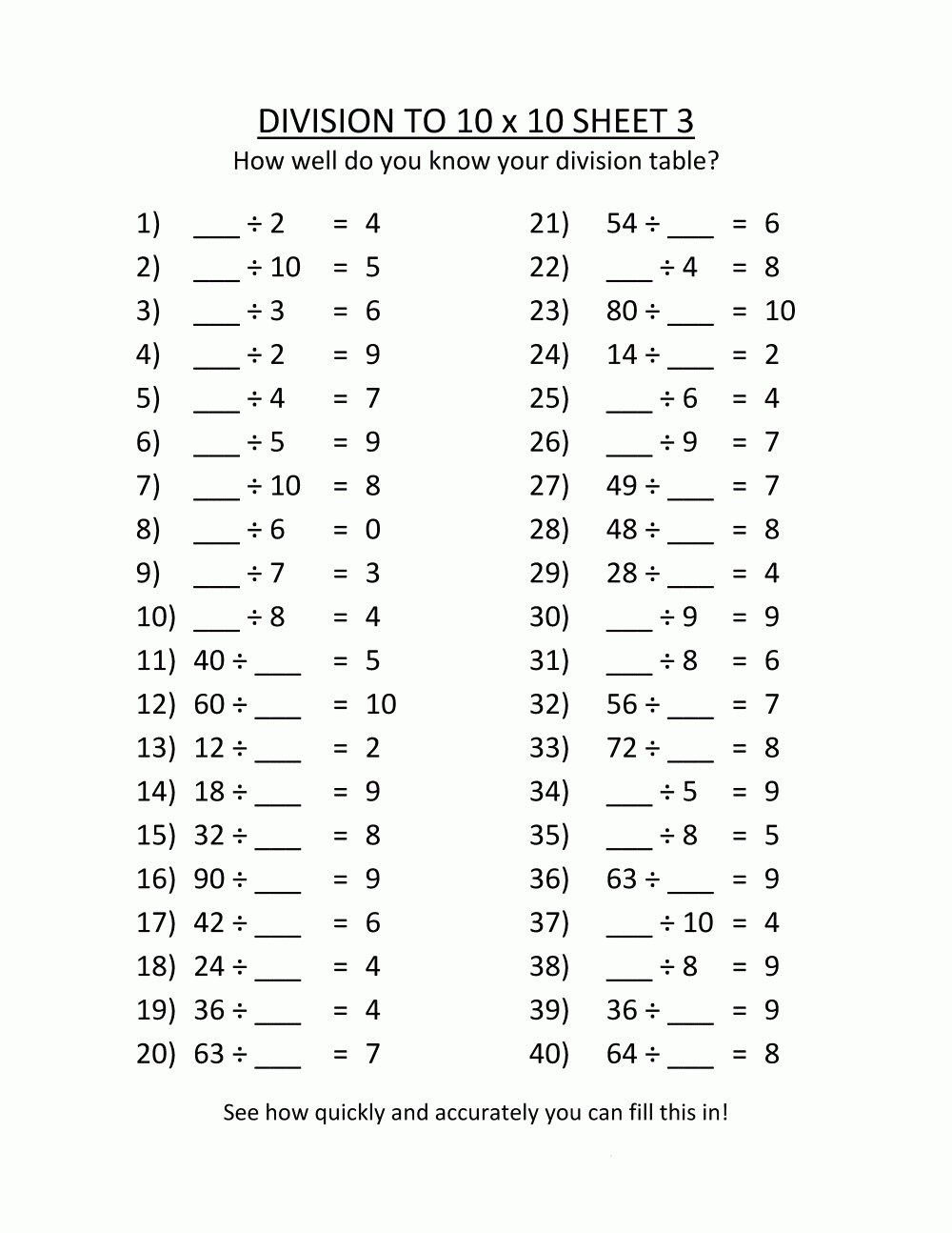 Save 85 Division Worksheets 3Rd Grade 53