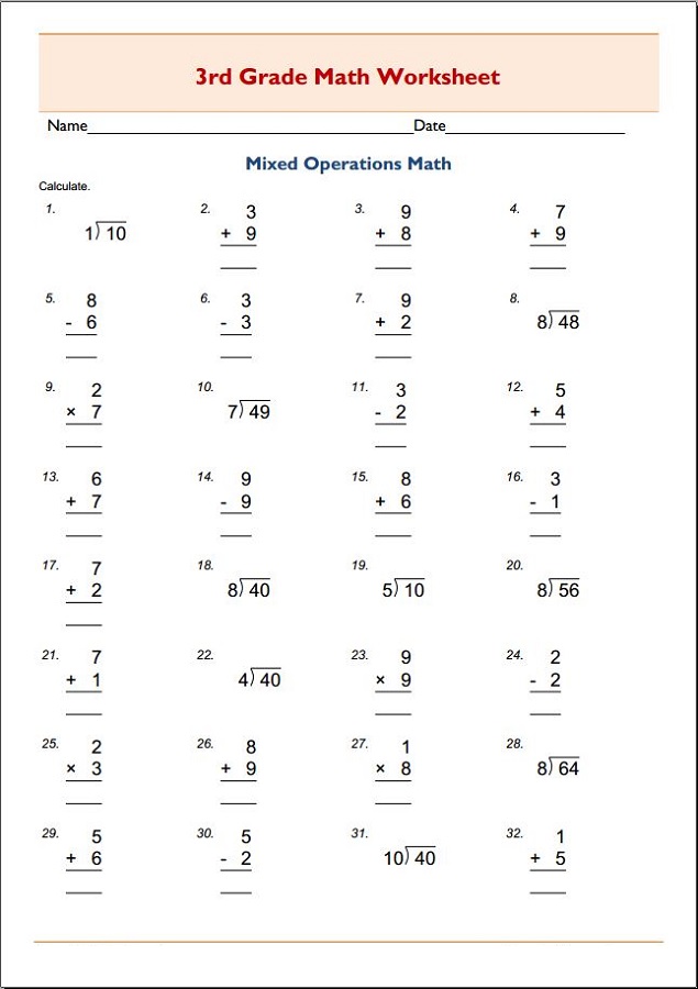 Save 85 Division Worksheets 3Rd Grade 73