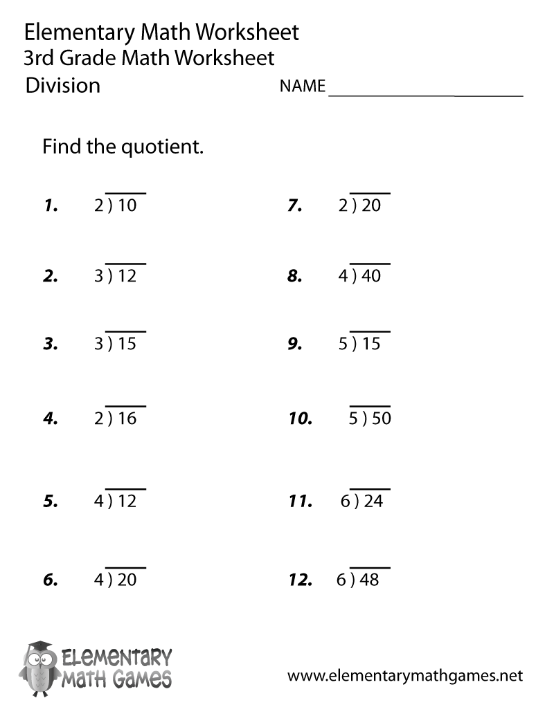 Save 85 Division Worksheets 3Rd Grade 78