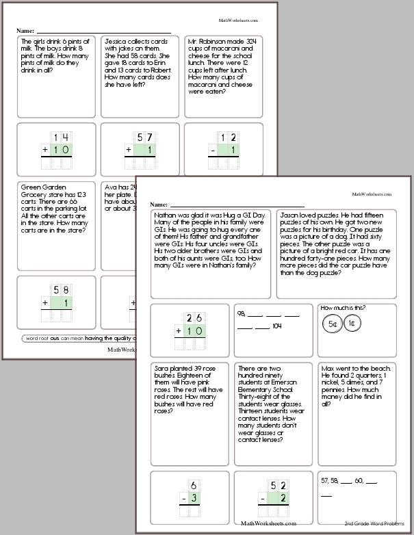 Save 85 Math Word Problem Worksheets 37