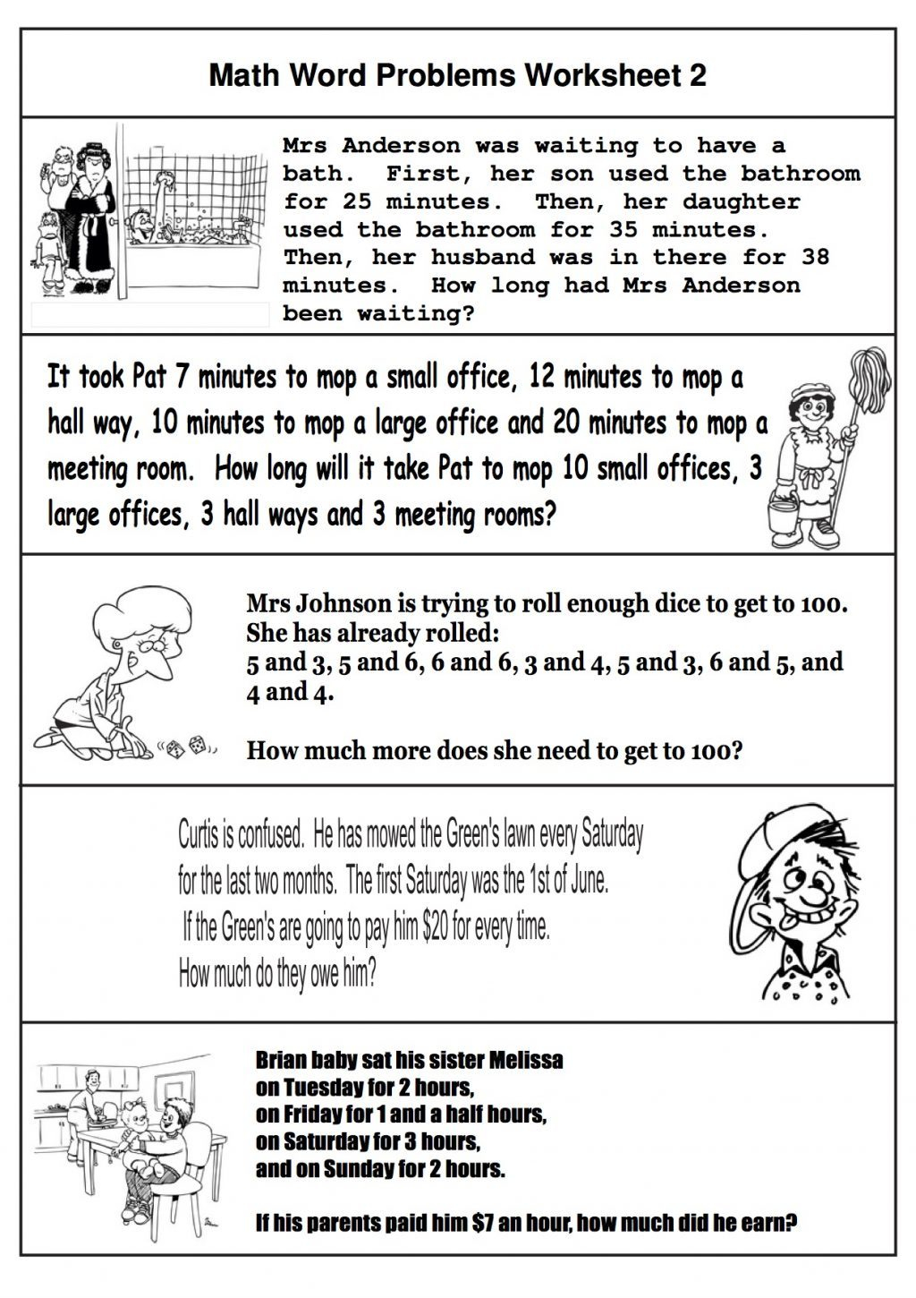 Save 85 Math Word Problem Worksheets 63