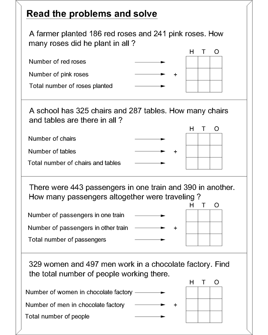 Save 85 Math Word Problem Worksheets 7