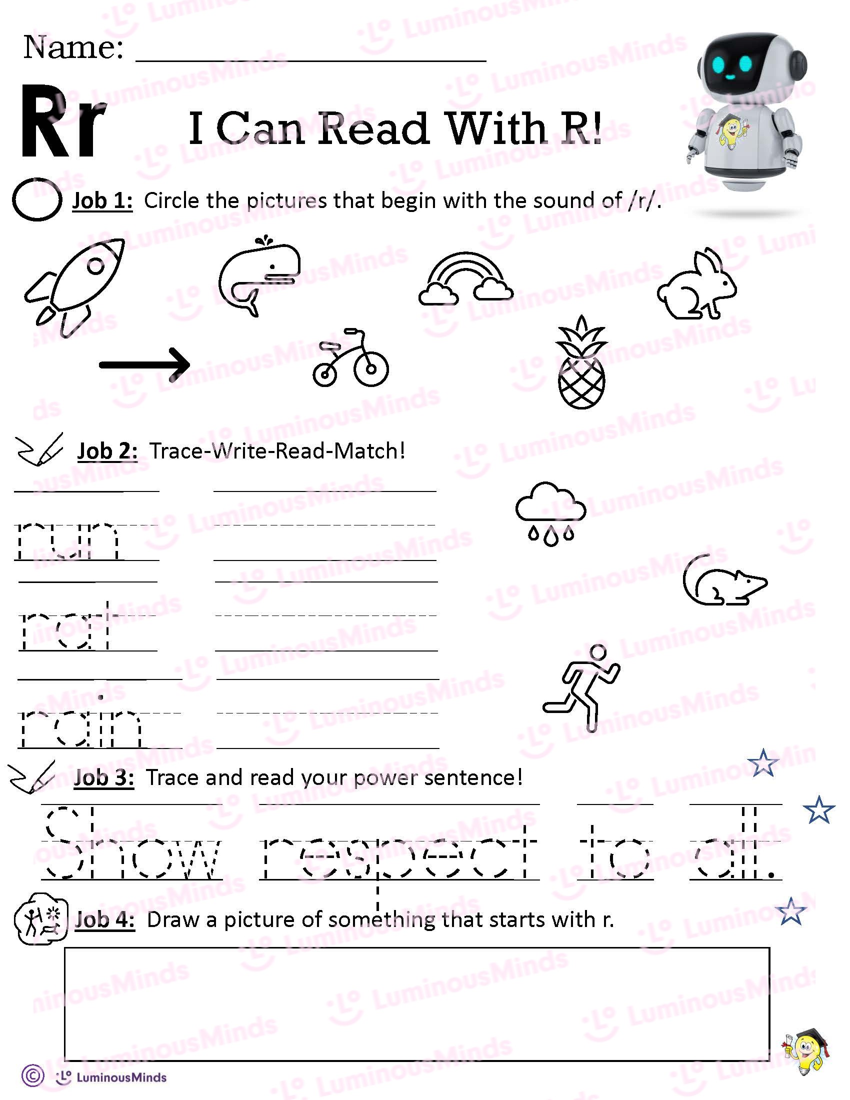 Best 45 Letter R Worksheets Ideas 11