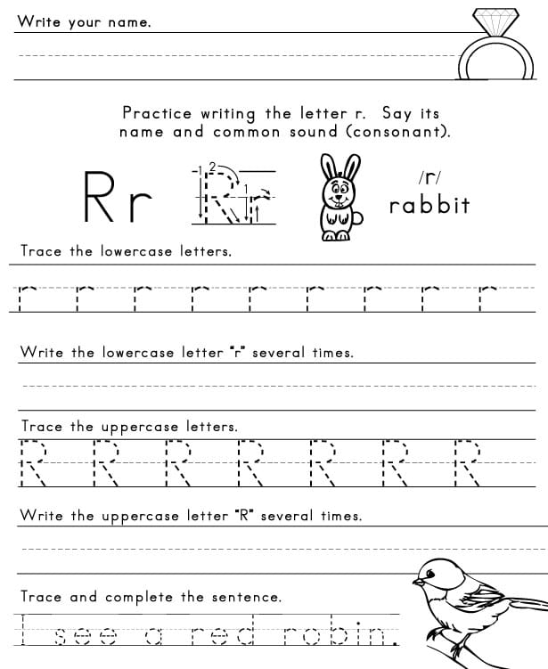 Best 45 Letter R Worksheets Ideas 41