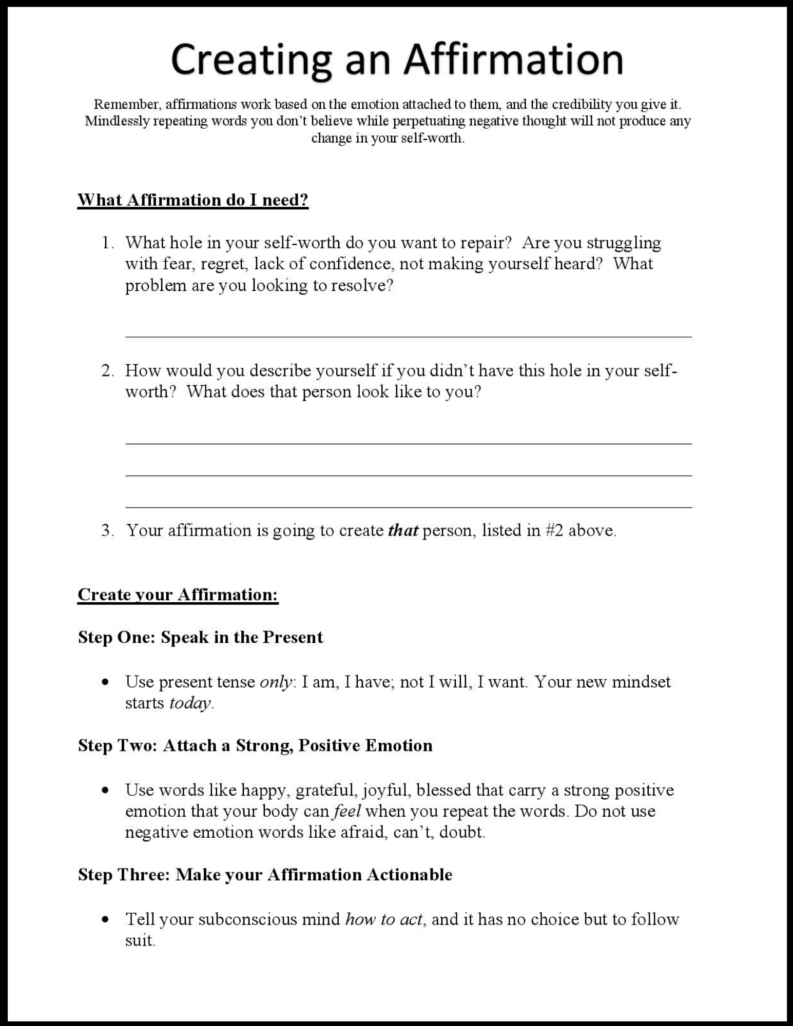 Best 45 Self Worth Worksheets Ideas 18