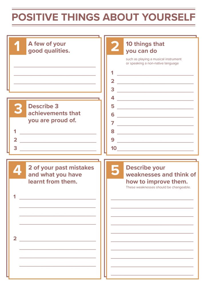 Best 45 Self Worth Worksheets Ideas 22