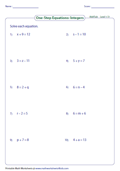 Best 45 Solving Multi Step Equations Worksheets Pdf Ideas 12