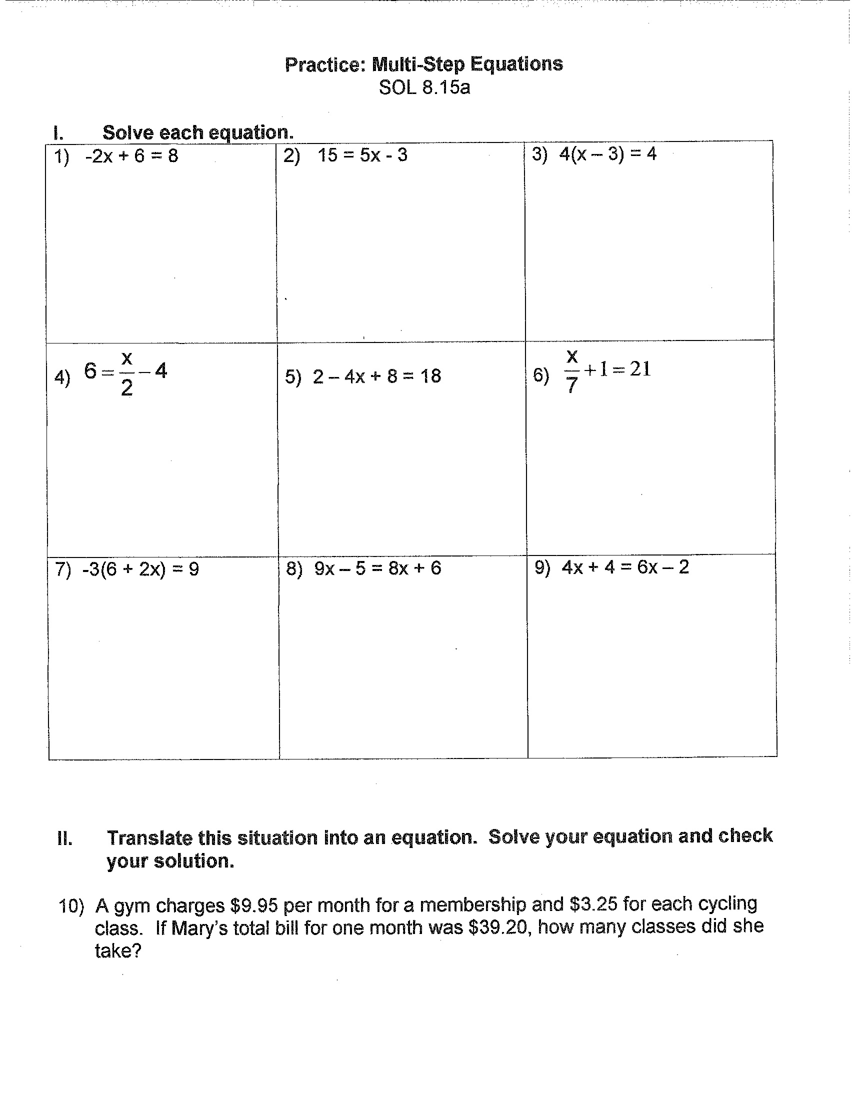 Best 45 Solving Multi Step Equations Worksheets Pdf Ideas 21