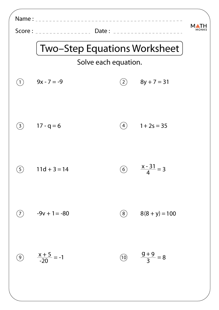 Best 45 Solving Multi Step Equations Worksheets Pdf Ideas 33