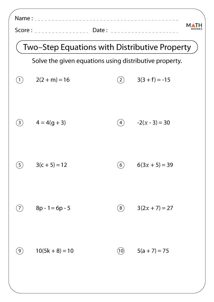 Best 45 Solving Multi Step Equations Worksheets Pdf Ideas 4