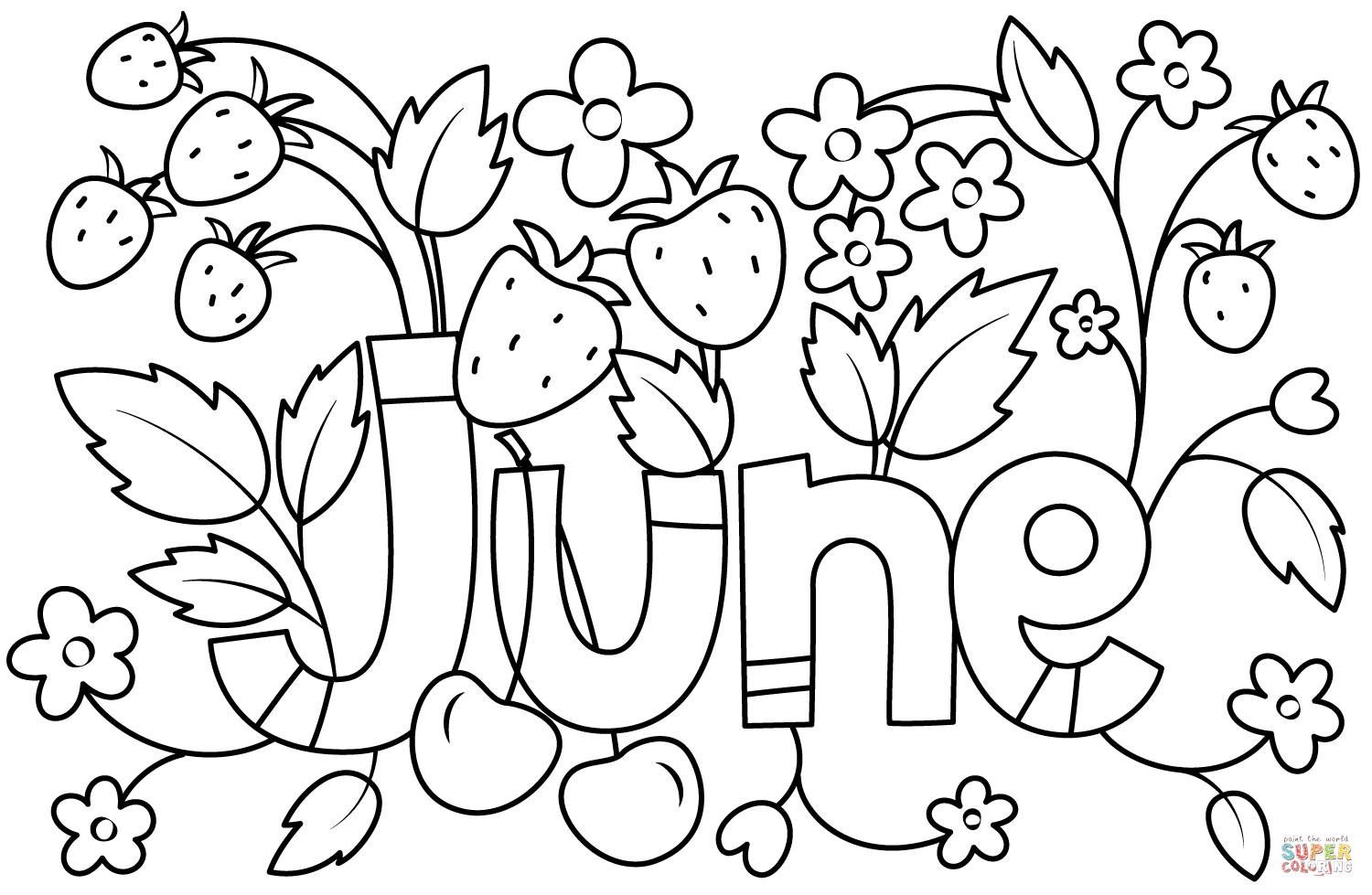 Best 45 Summer Coloring Pages June Ideas 1