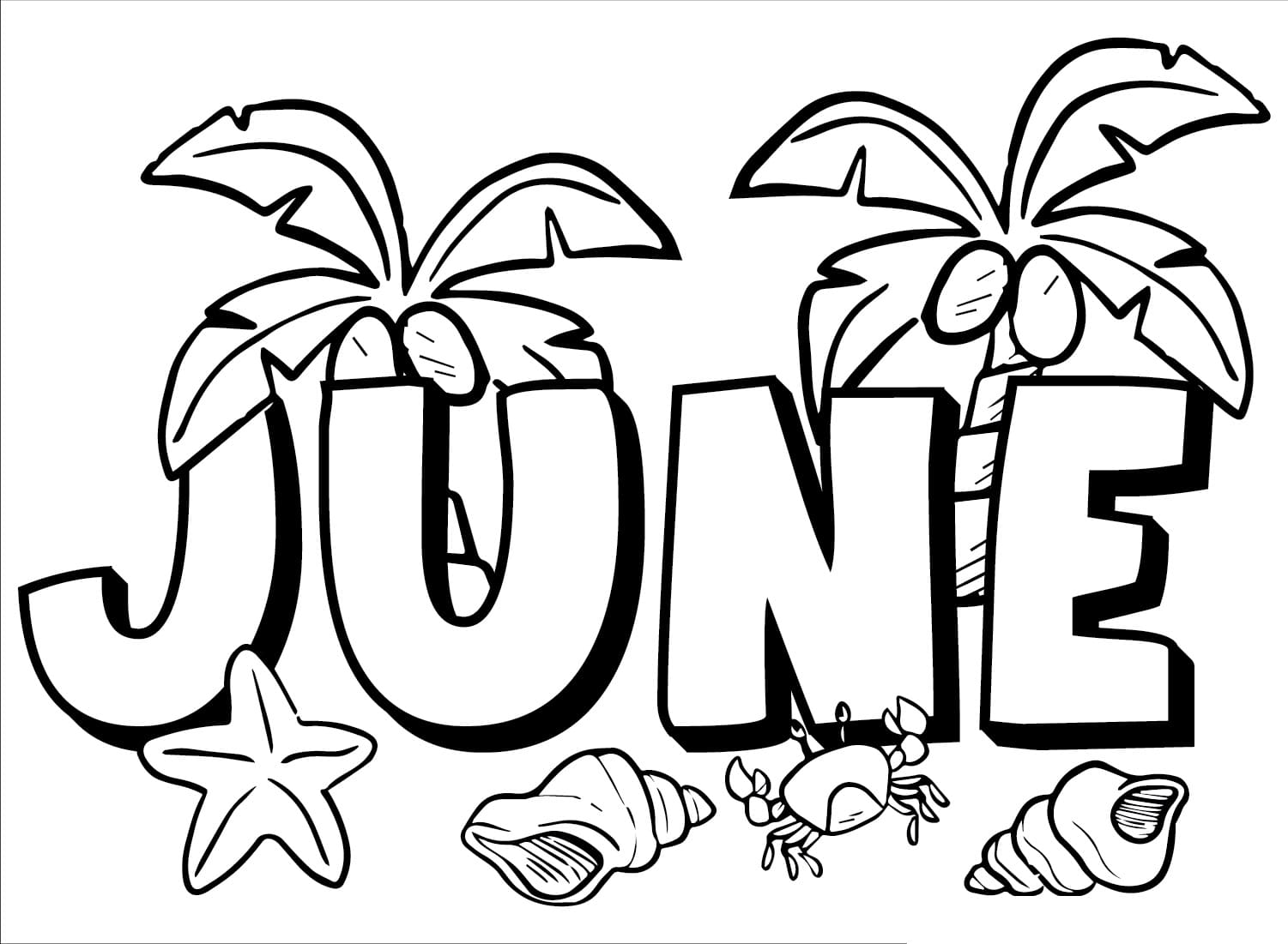 Best 45 Summer Coloring Pages June Ideas 11