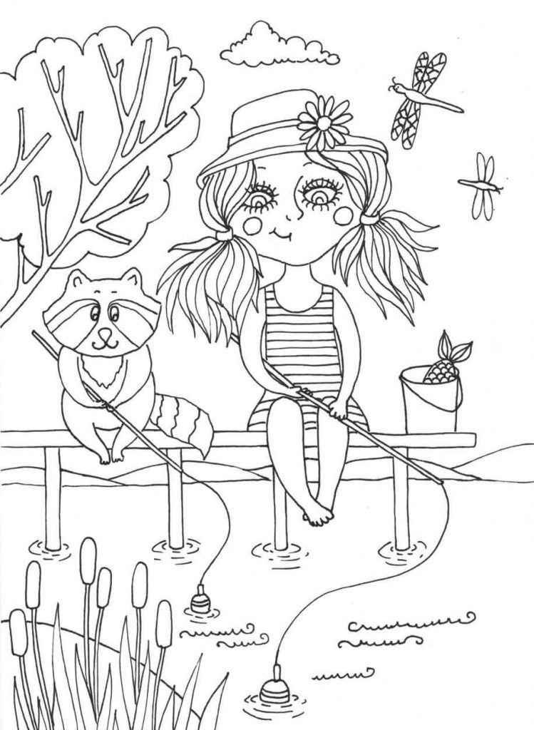 Best 45 Summer Coloring Pages June Ideas 12