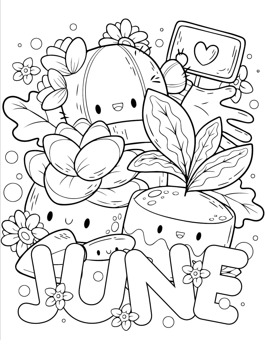 Best 45 Summer Coloring Pages June Ideas 41