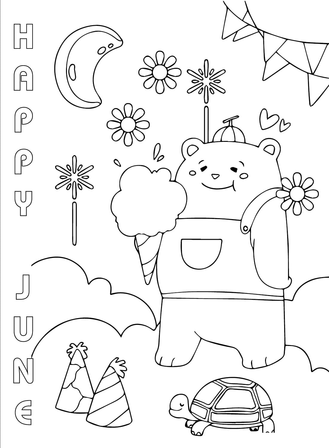 Best 45 Summer Coloring Pages June Ideas 42