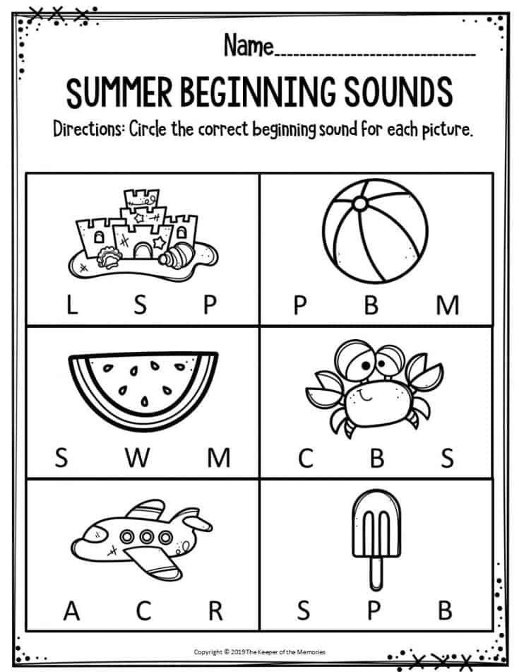 Best 45 Summer Worksheets Toddlers Ideas 4