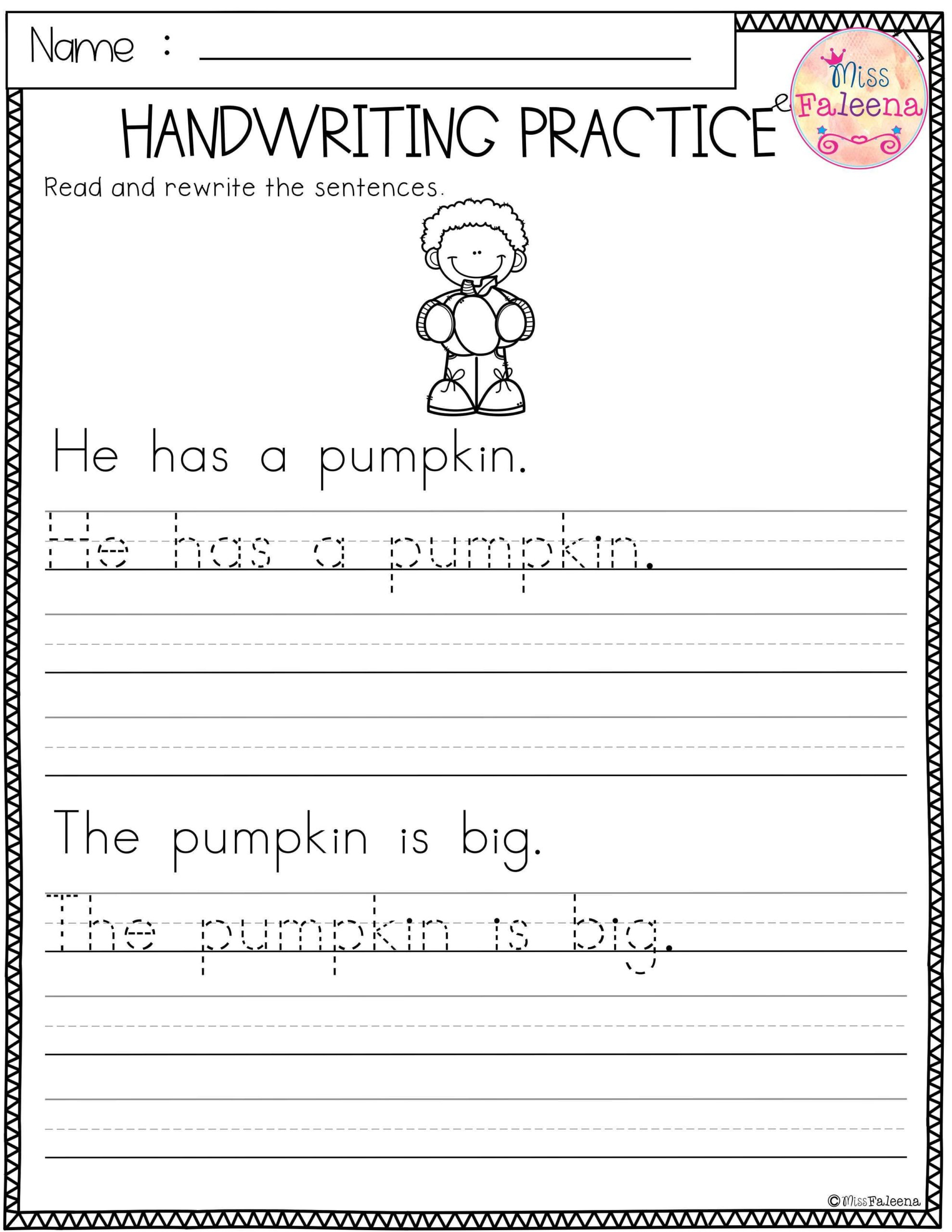 Best 50 Handwriting Worksheets Generator Ideas 1