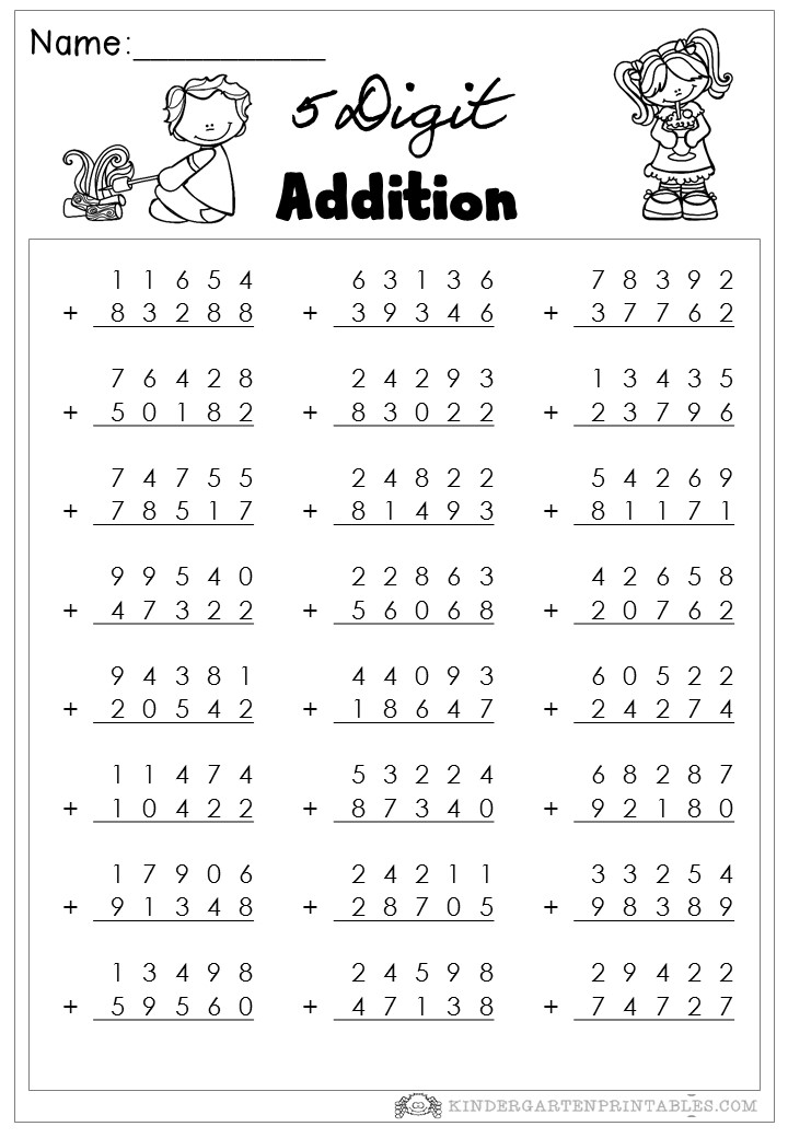 Best 50 Math Worksheets Addition Ideas 25