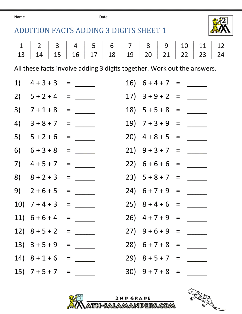 Best 50 Math Worksheets Addition Ideas 41