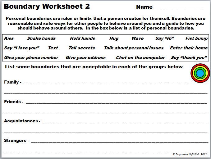 Best 50 Setting Boundaries Worksheets Ideas 28