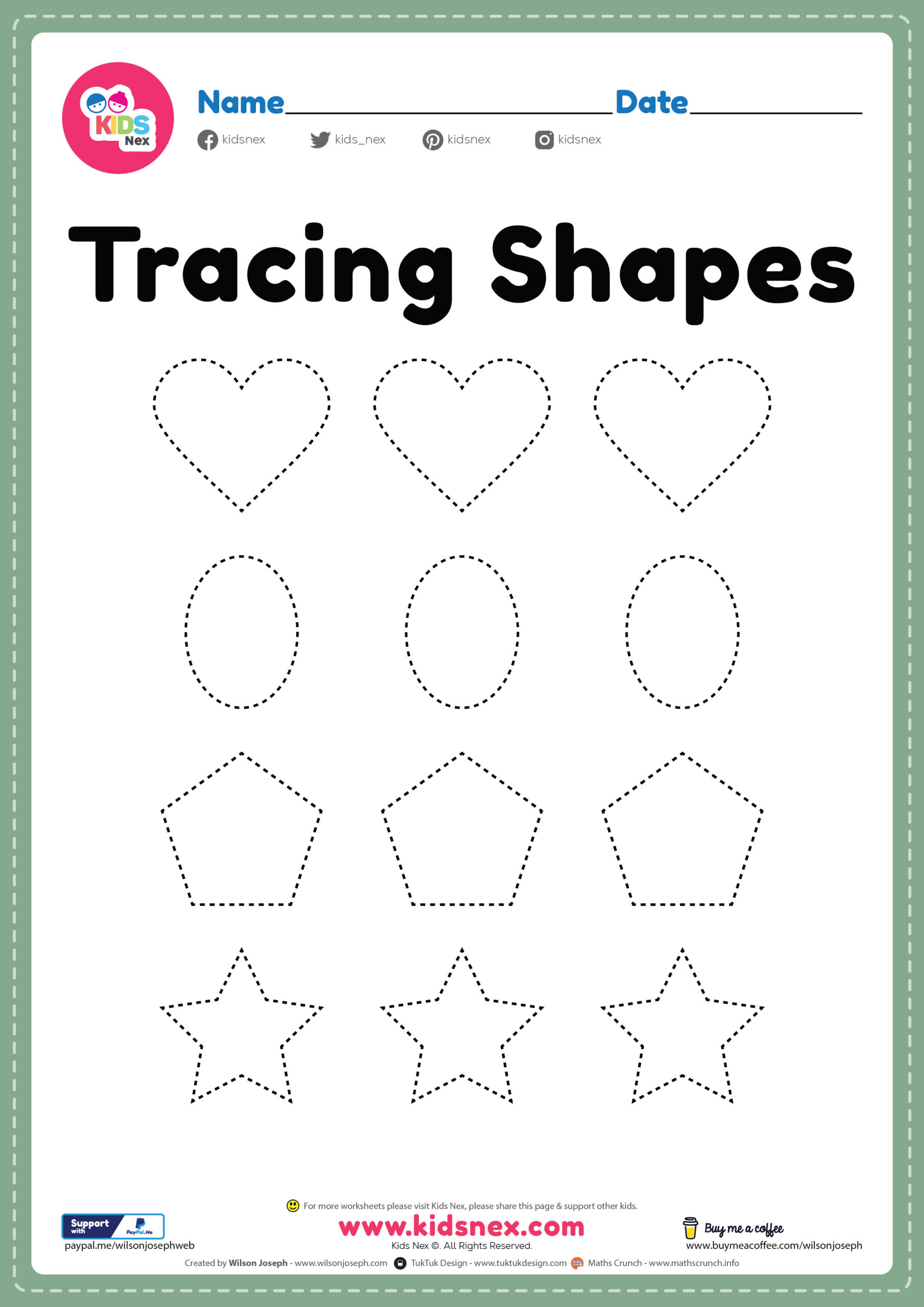 Best 50 Shape Worksheets For Preschoolers Ideas 15