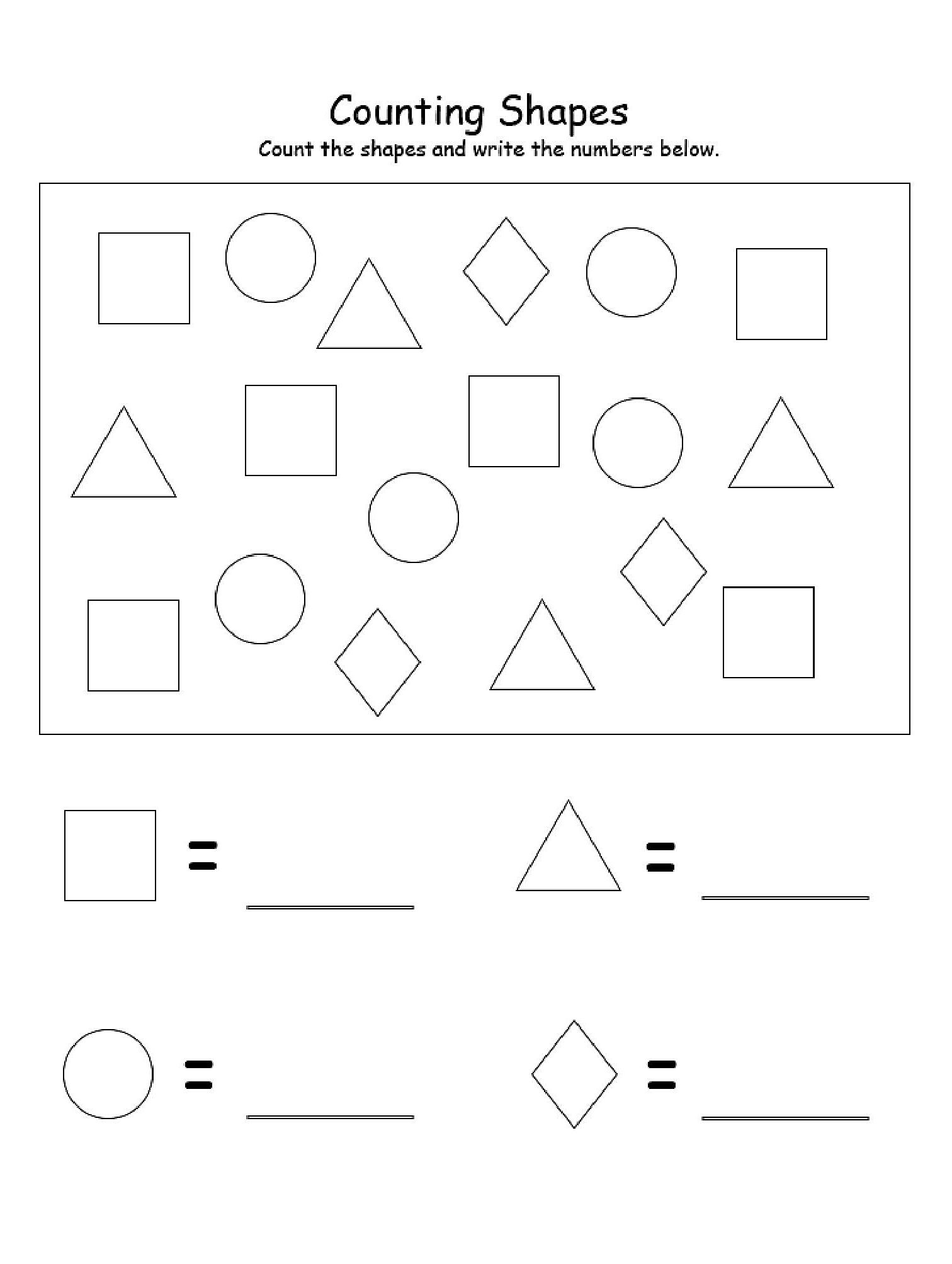 Best 50 Shape Worksheets For Preschoolers Ideas 27