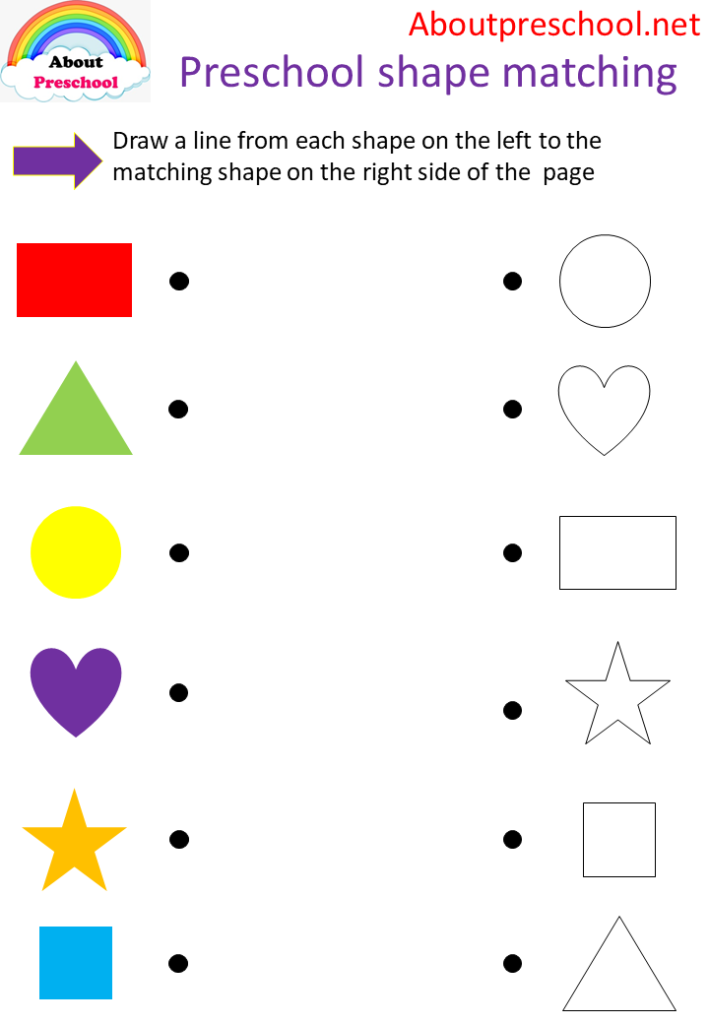 Best 50 Shape Worksheets For Preschoolers Ideas 4