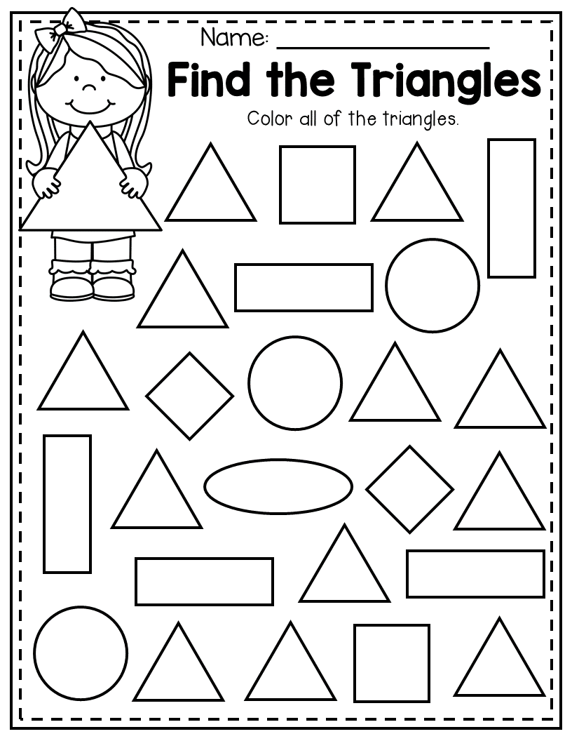 Best 50 Shape Worksheets For Preschoolers Ideas 41