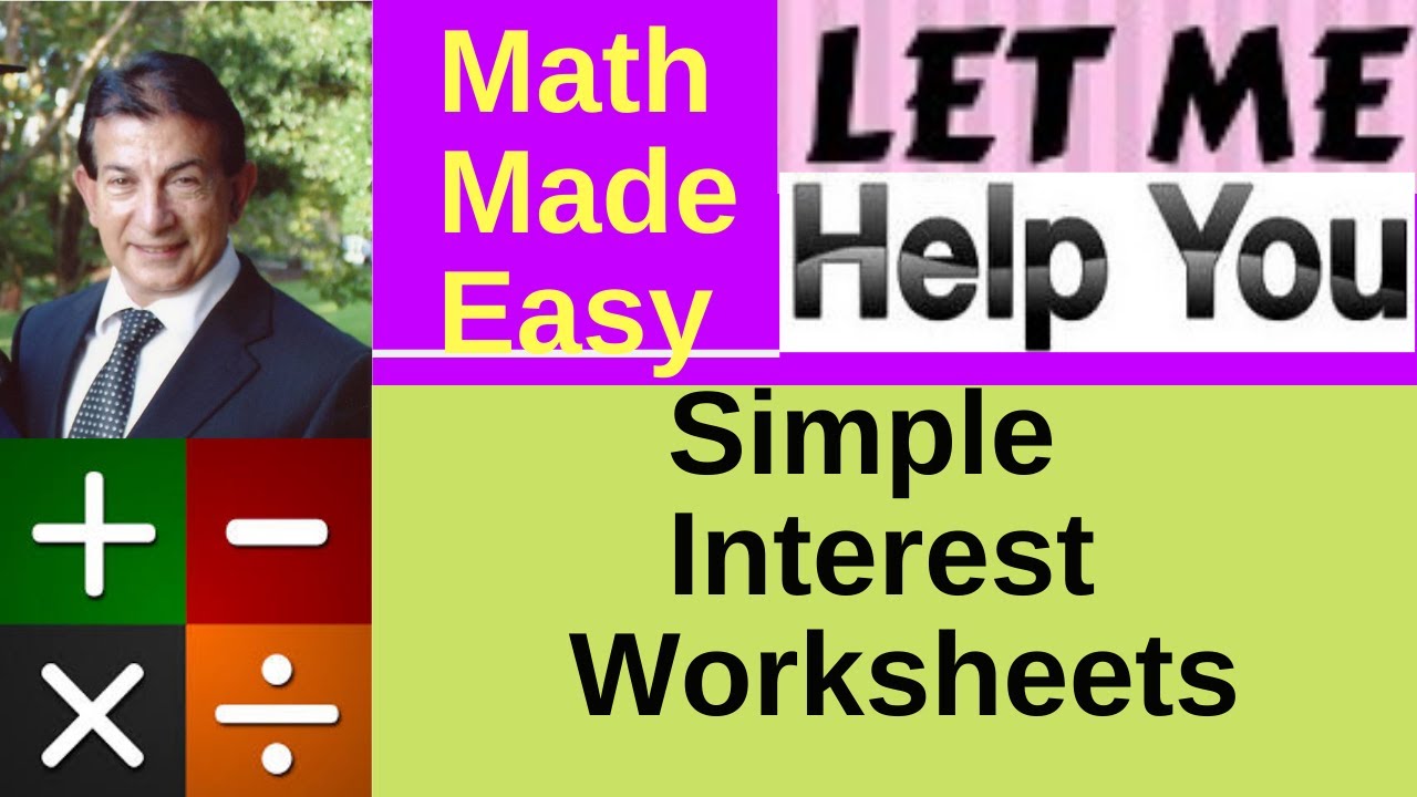 Best 50 Simple Interest Worksheets Ideas 45