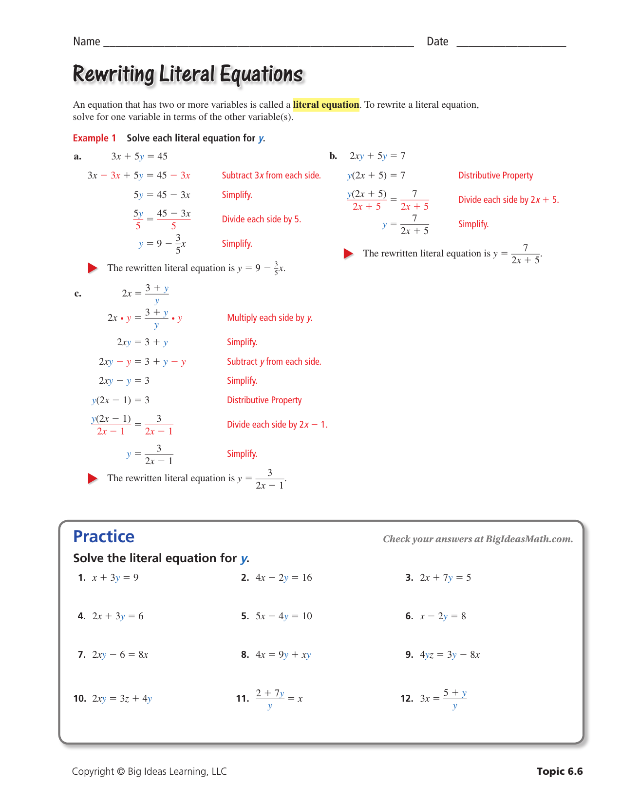 Get 85 Literal Equations Worksheets Ideas 47