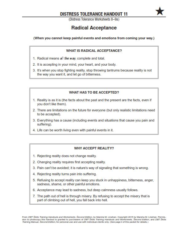 Get 85 Radical Acceptance Worksheets Ideas 4