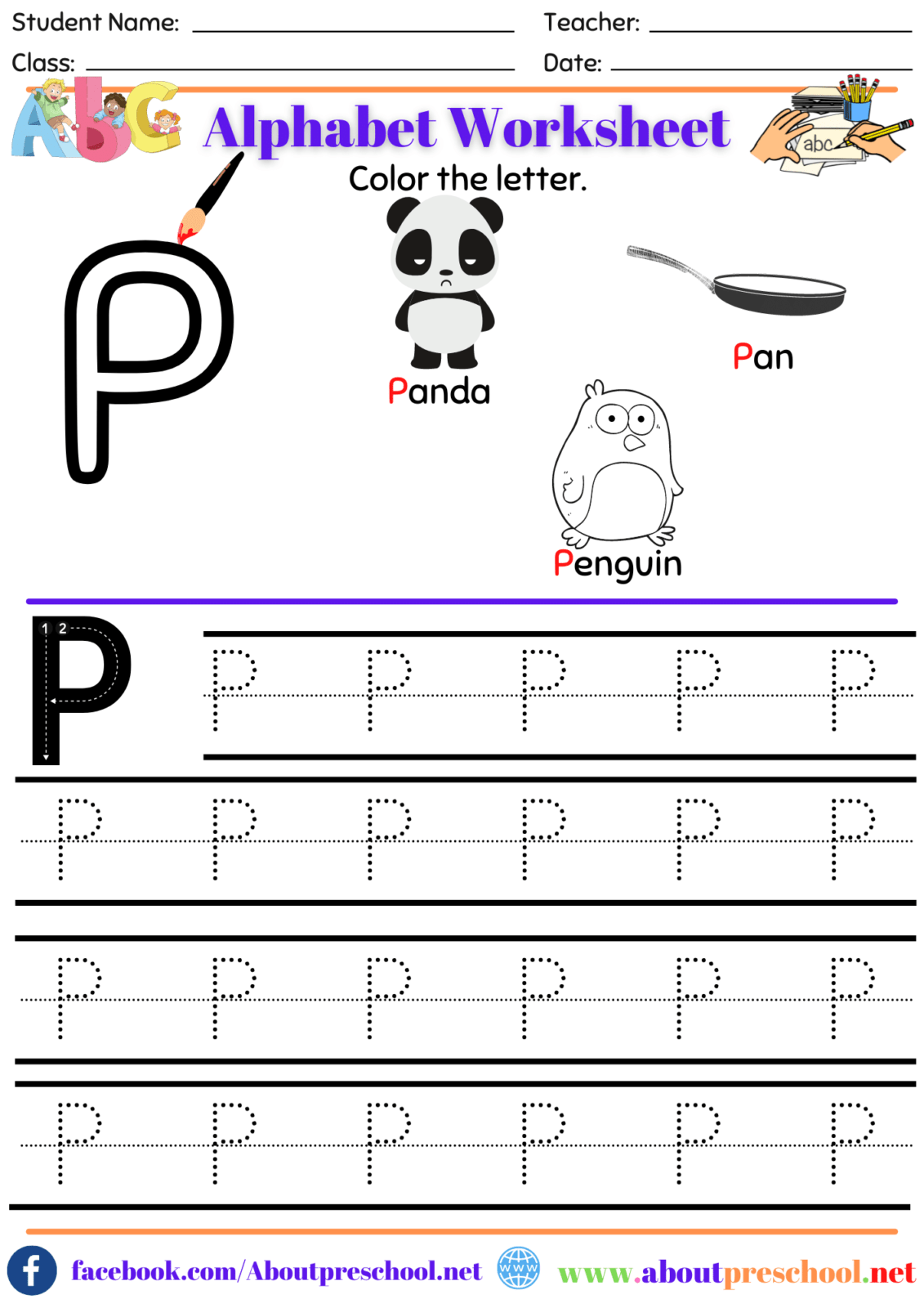 Save 60 Letter P Worksheets Ideas 32