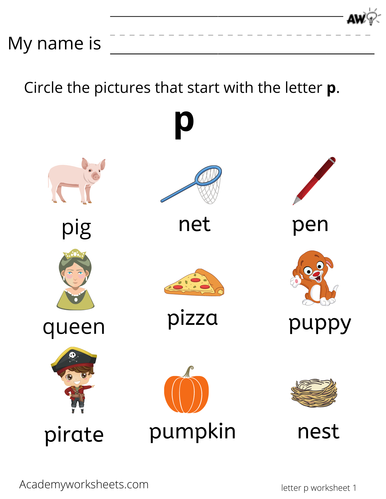 Save 60 Letter P Worksheets Ideas 53