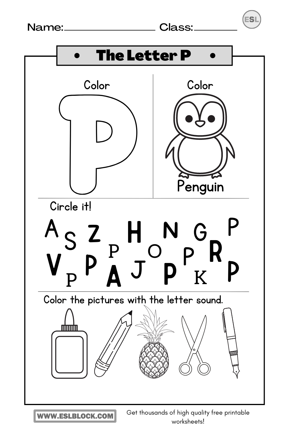 Save 60 Letter P Worksheets Ideas 59