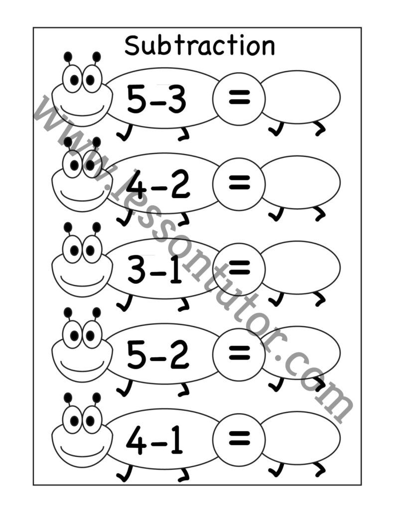 Save 60 Subtraction Worksheets For Kindergarten Ideas 11