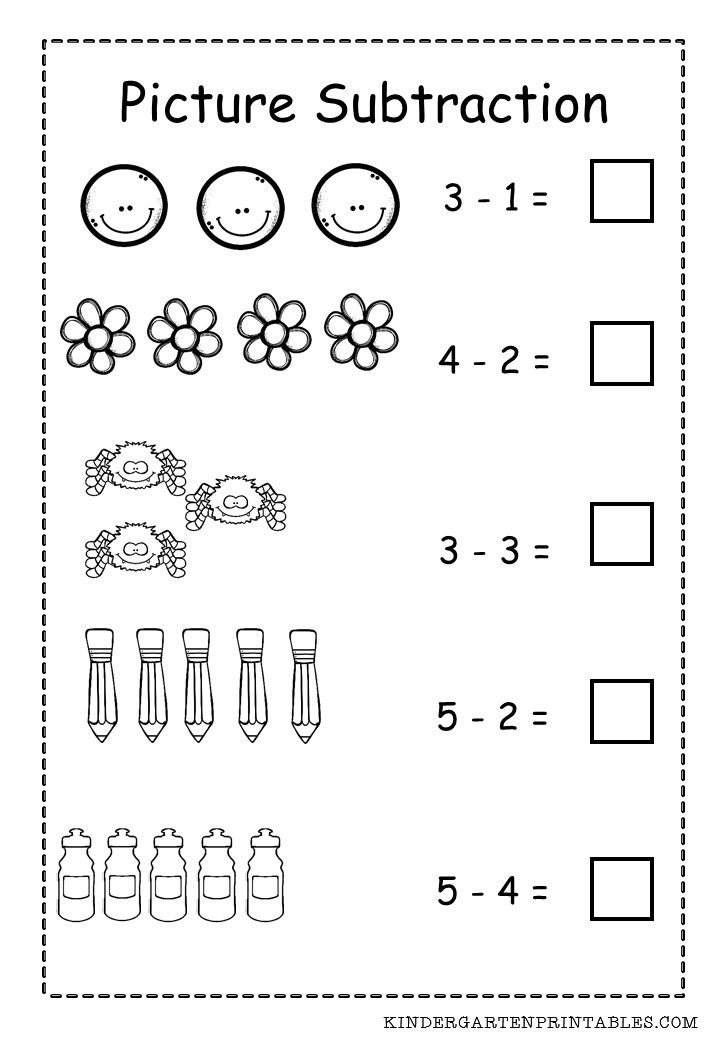 Save 60 Subtraction Worksheets For Kindergarten Ideas 29