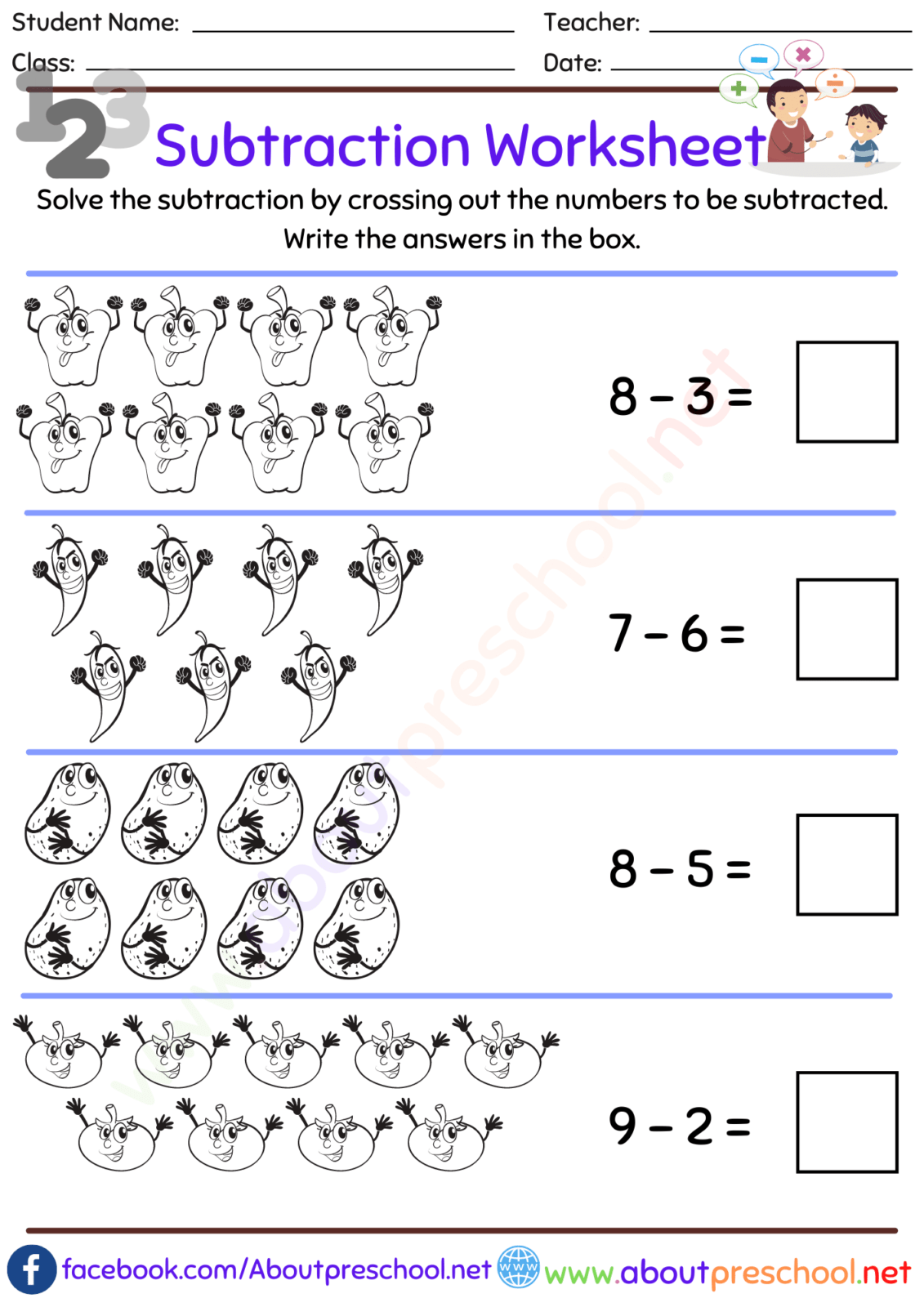 Save 60 Subtraction Worksheets For Kindergarten Ideas 53