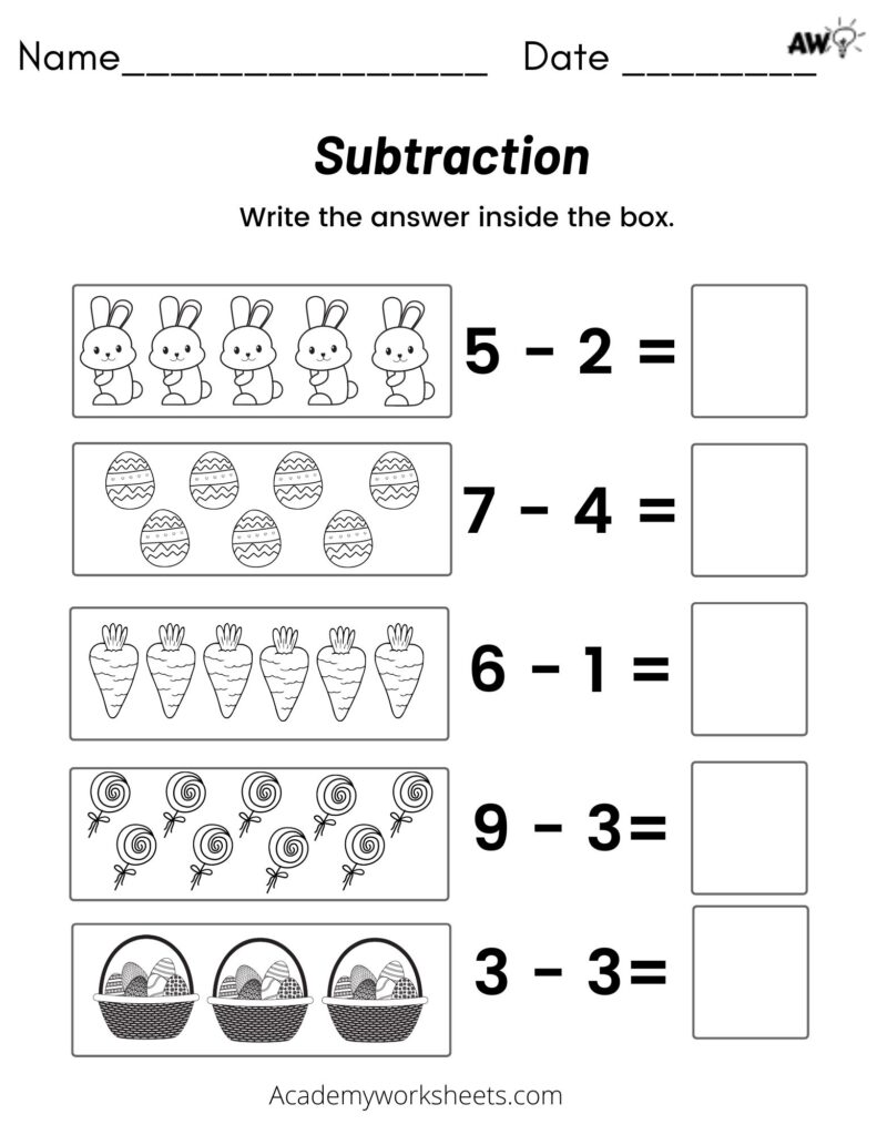 Save 60 Subtraction Worksheets For Kindergarten Ideas 6