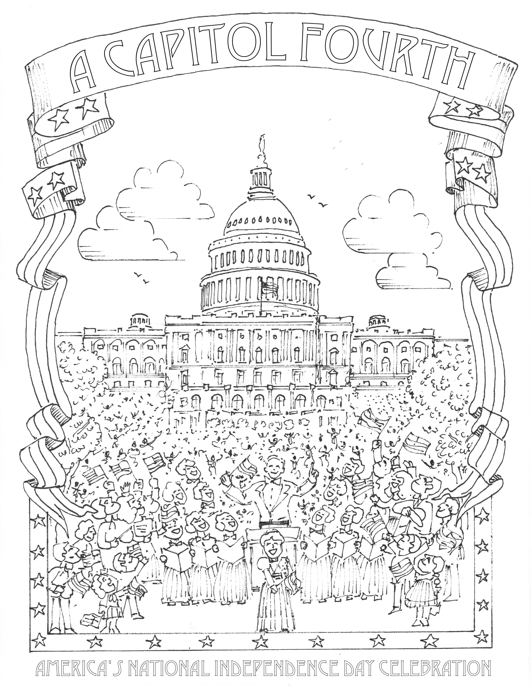 Best 45 American Independence Day Coloring Sheets Ideas 2