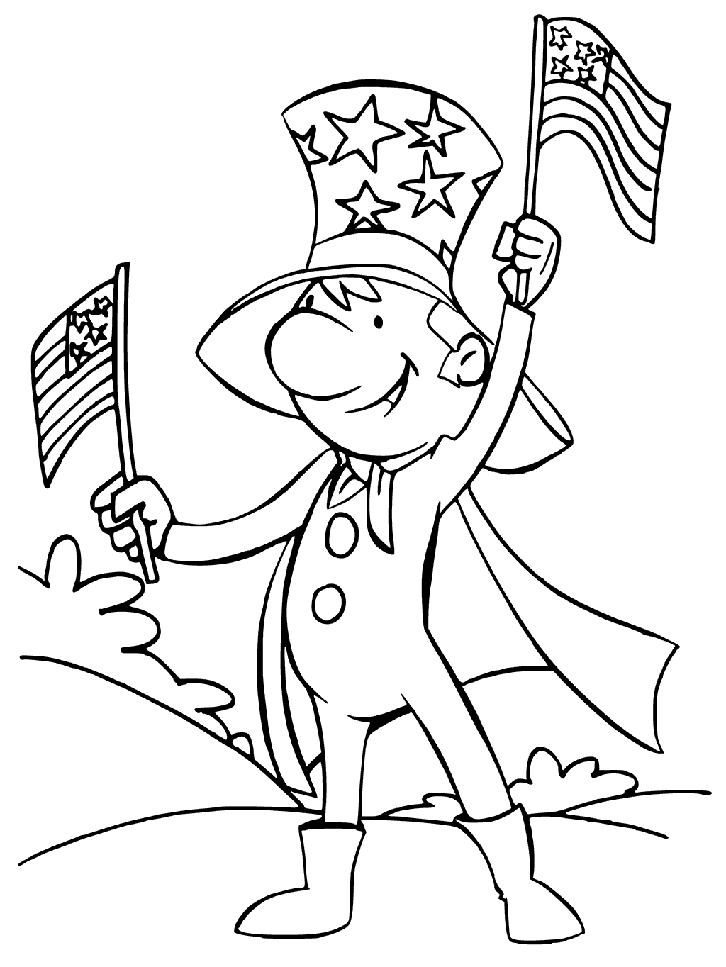 Best 45 American Independence Day Coloring Sheets Ideas 7