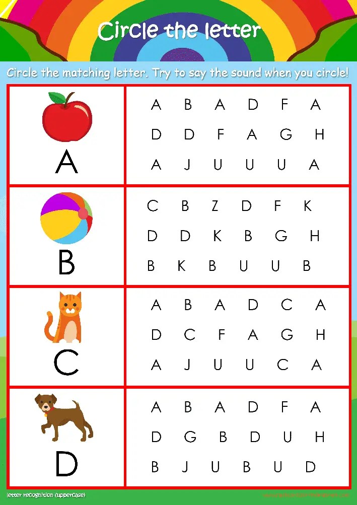 Best 45 Letter Recognition Worksheets Ideas 28