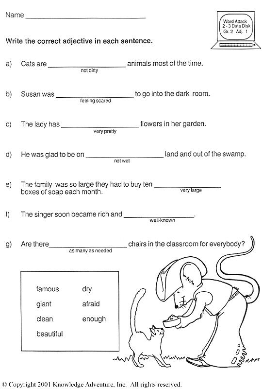 20 2Nd Grade Language Arts Worksheets Free Printable