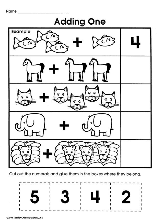 20 Addition Problem Worksheets Kindergarten