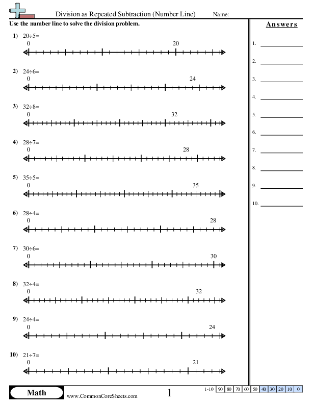 20 Addition Worksheets With Number Line